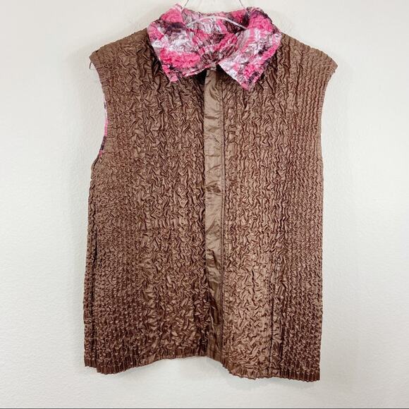 The Magic Scarf Company Reversible Vest Sz M-L - Picture 3 of 6